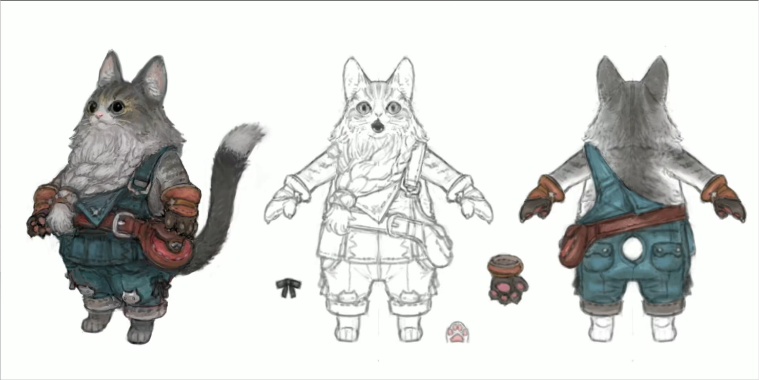 新種族 キャラクター設定画