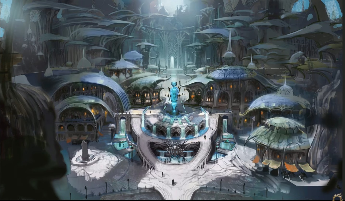 タウン 氷のドーム都市