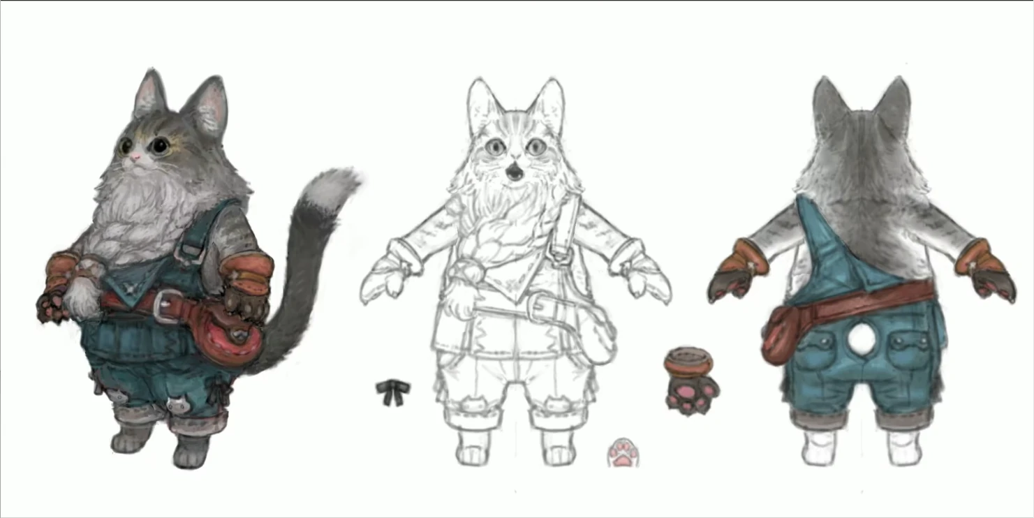 新種族 キャラクター設定画