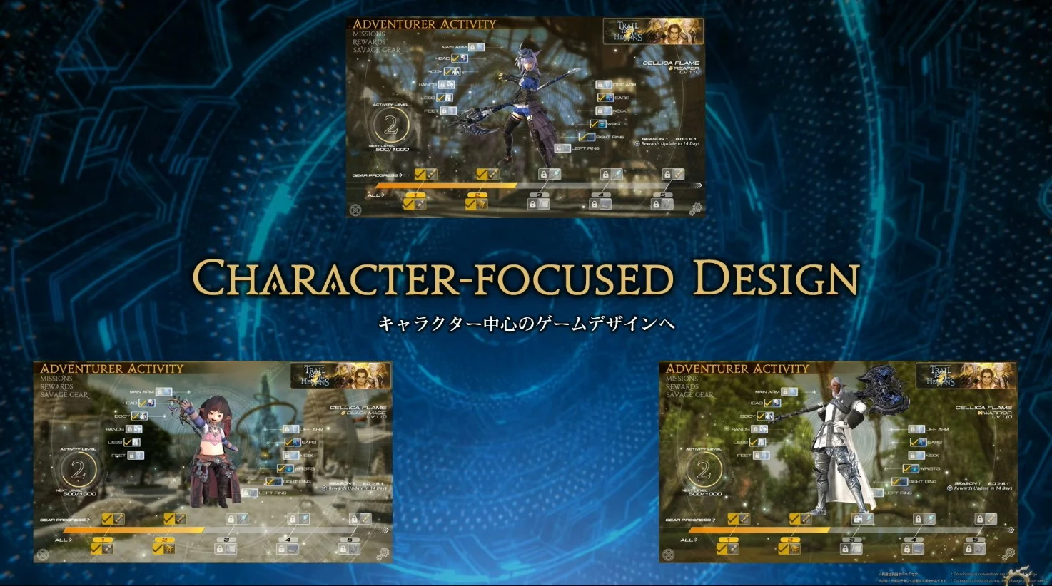 CHARACTER-FOCUSED DESIGN キャラクター中心のゲームデザインへ